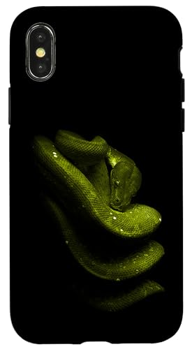 Green Tree Python Schlangenbesitzer Streetwear Reptile Hülle für iPhone X/XS Green Tree Python Schlangenbesitzer Streetwear Reptile Hülle für iPhone X/XS von JRRTS Green Tree Python Designs