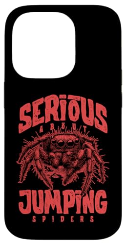 Ernsthaft mit dem Springen von Spinnen Hülle für iPhone 14 Pro von JRRTS Jumping Spider Owner Designs