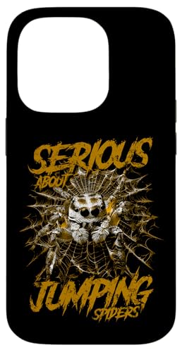 Ernsthaft mit dem Springen von Spinnen Hülle für iPhone 14 Pro Ernsthaft mit dem Springen von Spinnen Hülle für iPhone 14 Pro von JRRTS Jumping Spider Owner Designs