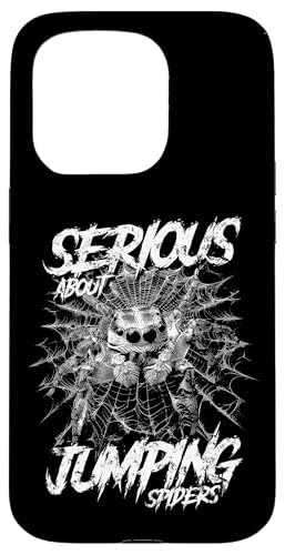 Ernsthaft mit dem Springen von Spinnen Hülle für iPhone 15 Pro von JRRTS Jumping Spider Owner Designs