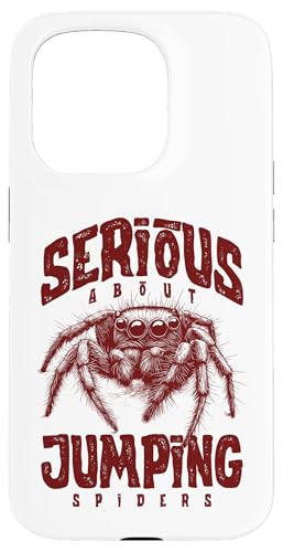Ernsthaft mit dem Springen von Spinnen Hülle für iPhone 15 Pro Ernsthaft mit dem Springen von Spinnen Hülle für iPhone 15 Pro von JRRTS Jumping Spider Owner Designs