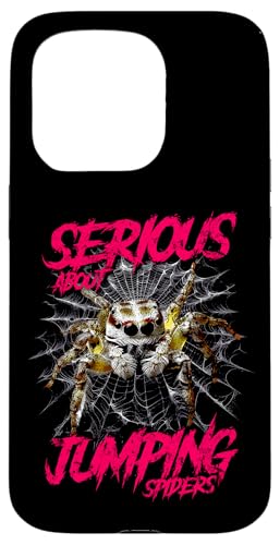 Ernsthaft mit dem Springen von Spinnen Hülle für iPhone 15 Pro Ernsthaft mit dem Springen von Spinnen Hülle für iPhone 15 Pro von JRRTS Jumping Spider Owner Designs