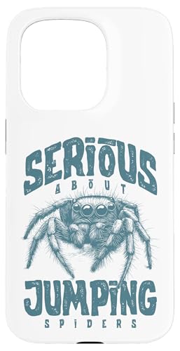 Ernsthaft mit dem Springen von Spinnen Hülle für iPhone 15 Pro Ernsthaft mit dem Springen von Spinnen Hülle für iPhone 15 Pro von JRRTS Jumping Spider Owner Designs