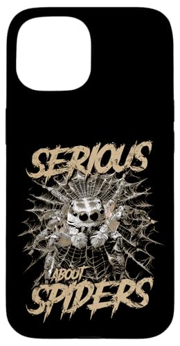 Ernsthaft mit dem Springen von Spinnen Hülle für iPhone 15 von JRRTS Jumping Spider Owner Designs