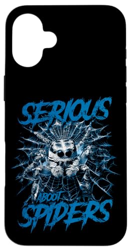 Ernsthaft mit dem Springen von Spinnen Hülle für iPhone 16 Plus von JRRTS Jumping Spider Owner Designs