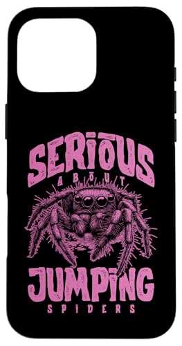 Ernsthaft mit dem Springen von Spinnen Hülle für iPhone 16 Pro Max Ernsthaft mit dem Springen von Spinnen Hülle für iPhone 16 Pro Max von JRRTS Jumping Spider Owner Designs