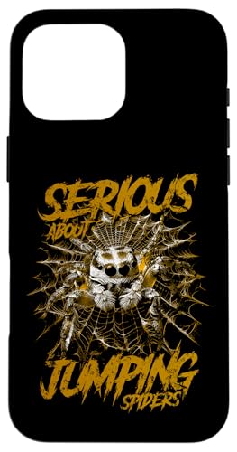 Ernsthaft mit dem Springen von Spinnen Hülle für iPhone 16 Pro Max von JRRTS Jumping Spider Owner Designs