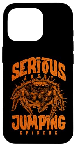 Ernsthaft mit dem Springen von Spinnen Hülle für iPhone 16 Pro Ernsthaft mit dem Springen von Spinnen Hülle für iPhone 16 Pro von JRRTS Jumping Spider Owner Designs