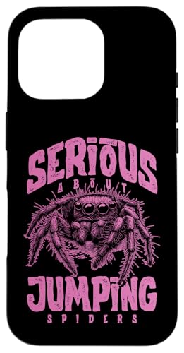 Ernsthaft mit dem Springen von Spinnen Hülle für iPhone 16 Pro Ernsthaft mit dem Springen von Spinnen Hülle für iPhone 16 Pro von JRRTS Jumping Spider Owner Designs