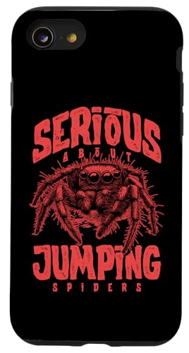 Ernsthaft mit dem Springen von Spinnen Hülle für iPhone SE (2020) / 7 / 8 von JRRTS Jumping Spider Owner Designs