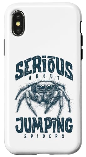 Ernsthaft mit dem Springen von Spinnen Hülle für iPhone X/XS Ernsthaft mit dem Springen von Spinnen Hülle für iPhone X/XS von JRRTS Jumping Spider Owner Designs