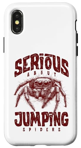 Ernsthaft mit dem Springen von Spinnen Hülle für iPhone X/XS Ernsthaft mit dem Springen von Spinnen Hülle für iPhone X/XS von JRRTS Jumping Spider Owner Designs