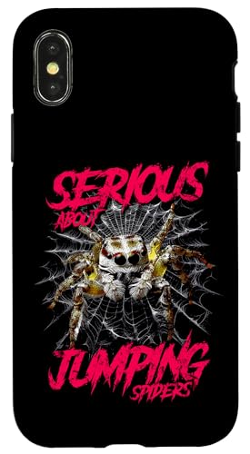 Ernsthaft mit dem Springen von Spinnen Hülle für iPhone X/XS Ernsthaft mit dem Springen von Spinnen Hülle für iPhone X/XS von JRRTS Jumping Spider Owner Designs