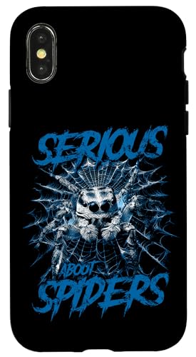 Ernsthaft mit dem Springen von Spinnen Hülle für iPhone X/XS Ernsthaft mit dem Springen von Spinnen Hülle für iPhone X/XS von JRRTS Jumping Spider Owner Designs