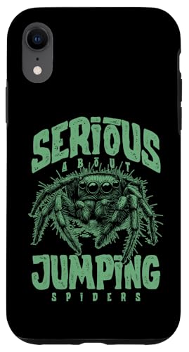 Ernsthaft mit dem Springen von Spinnen Hülle für iPhone XR Ernsthaft mit dem Springen von Spinnen Hülle für iPhone XR von JRRTS Jumping Spider Owner Designs