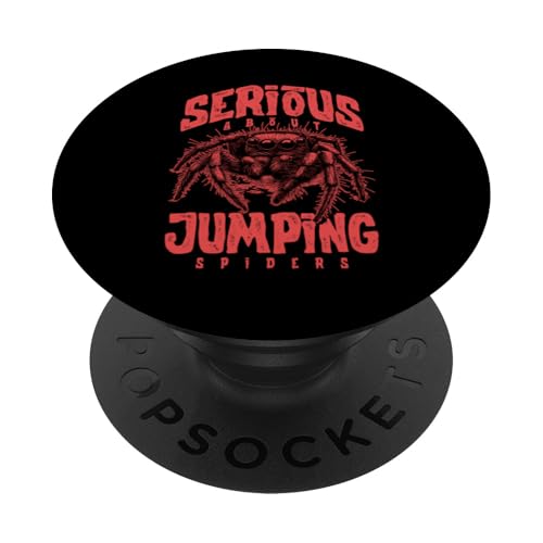 Ernsthaft mit dem Springen von Spinnen PopSockets Klebender PopGrip Ernsthaft mit dem Springen von Spinnen PopSockets Klebender PopGrip von JRRTS Jumping Spider Owner Designs