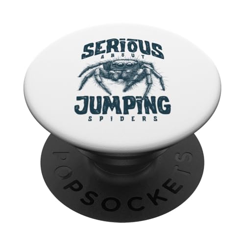 Ernsthaft mit dem Springen von Spinnen PopSockets Klebender PopGrip Ernsthaft mit dem Springen von Spinnen PopSockets Klebender PopGrip von JRRTS Jumping Spider Owner Designs