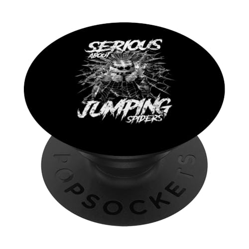 Ernsthaft mit dem Springen von Spinnen PopSockets Klebender PopGrip von JRRTS Jumping Spider Owner Designs