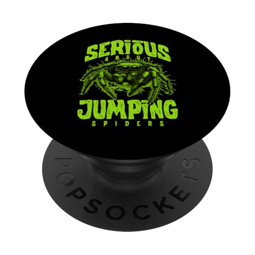 Ernsthaft mit dem Springen von Spinnen PopSockets Klebender PopGrip Ernsthaft mit dem Springen von Spinnen PopSockets Klebender PopGrip von JRRTS Jumping Spider Owner Designs