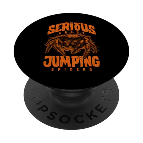 Ernsthaft mit dem Springen von Spinnen PopSockets Klebender PopGrip Ernsthaft mit dem Springen von Spinnen PopSockets Klebender PopGrip von JRRTS Jumping Spider Owner Designs