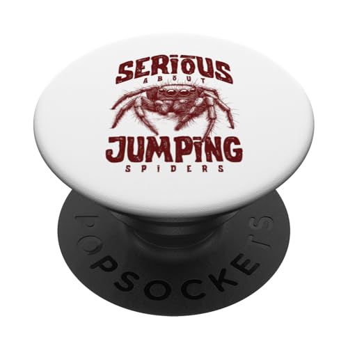 Ernsthaft mit dem Springen von Spinnen PopSockets Klebender PopGrip Ernsthaft mit dem Springen von Spinnen PopSockets Klebender PopGrip von JRRTS Jumping Spider Owner Designs