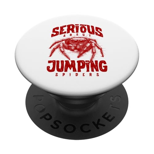 Ernsthaft mit dem Springen von Spinnen PopSockets Klebender PopGrip Ernsthaft mit dem Springen von Spinnen PopSockets Klebender PopGrip von JRRTS Jumping Spider Owner Designs