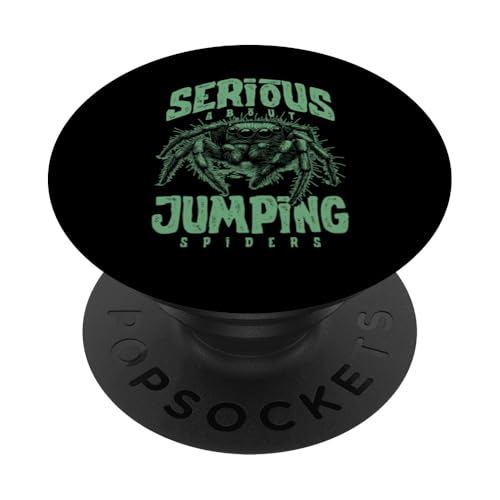 Ernsthaft mit dem Springen von Spinnen PopSockets Klebender PopGrip Ernsthaft mit dem Springen von Spinnen PopSockets Klebender PopGrip von JRRTS Jumping Spider Owner Designs