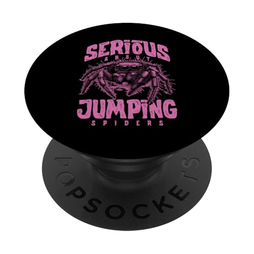 Ernsthaft mit dem Springen von Spinnen PopSockets Klebender PopGrip Ernsthaft mit dem Springen von Spinnen PopSockets Klebender PopGrip von JRRTS Jumping Spider Owner Designs
