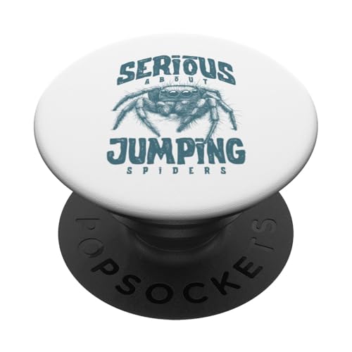 Ernsthaft mit dem Springen von Spinnen PopSockets Klebender PopGrip Ernsthaft mit dem Springen von Spinnen PopSockets Klebender PopGrip von JRRTS Jumping Spider Owner Designs
