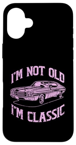 Ich bin nicht alt, ich bin klassisch, lustiger Klassiker Hülle für iPhone 16 Plus Ich bin nicht alt, ich bin klassisch, lustiger Klassiker Hülle für iPhone 16 Plus von JRRTS Klassiker -Autobesitzer Designs