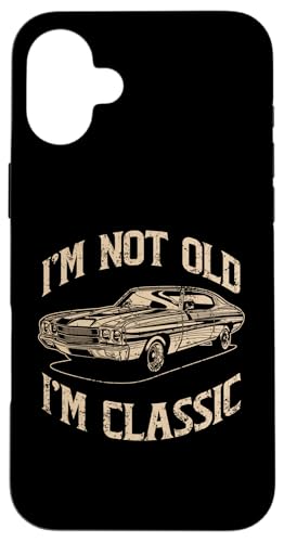 Ich bin nicht alt, ich bin klassisch, lustiger Klassiker Hülle für iPhone 16 Plus Ich bin nicht alt, ich bin klassisch, lustiger Klassiker Hülle für iPhone 16 Plus von JRRTS Klassiker -Autobesitzer Designs