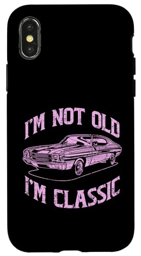 Ich bin nicht alt, ich bin klassisch, lustiger Klassiker Hülle für iPhone X/XS Ich bin nicht alt, ich bin klassisch, lustiger Klassiker Hülle für iPhone X/XS von JRRTS Klassiker -Autobesitzer Designs