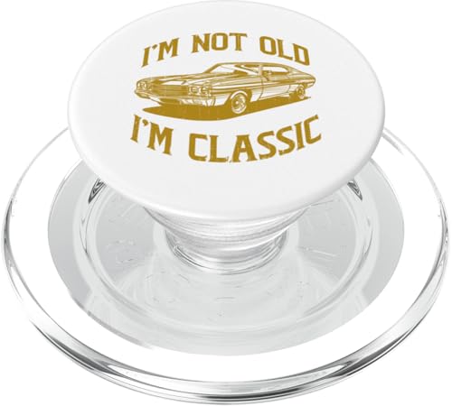 Ich bin nicht alt, ich bin klassisch, lustiger Klassiker PopSockets PopGrip für MagSafe Ich bin nicht alt, ich bin klassisch, lustiger Klassiker PopSockets PopGrip für MagSafe von JRRTS Klassiker -Autobesitzer Designs