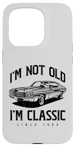 Ich bin nicht alt. Ich bin klassisch, lustiger Klassiker Hülle für iPhone 15 Pro Ich bin nicht alt. Ich bin klassisch, lustiger Klassiker Hülle für iPhone 15 Pro von JRRTS Klassiker -Autobesitzer Designs