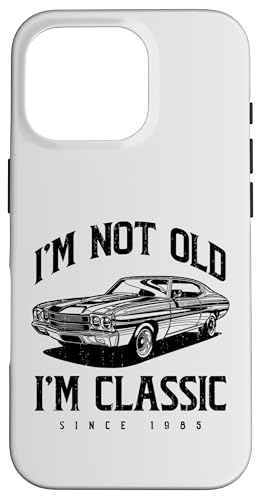 Ich bin nicht alt. Ich bin klassisch, lustiger Klassiker Hülle für iPhone 16 Pro Ich bin nicht alt. Ich bin klassisch, lustiger Klassiker Hülle für iPhone 16 Pro von JRRTS Klassiker -Autobesitzer Designs