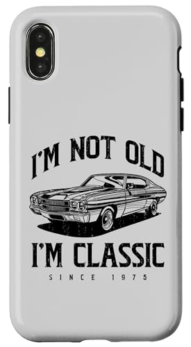 Ich bin nicht alt. Ich bin klassisch, lustiger Klassiker Hülle für iPhone X/XS Ich bin nicht alt. Ich bin klassisch, lustiger Klassiker Hülle für iPhone X/XS von JRRTS Klassiker -Autobesitzer Designs