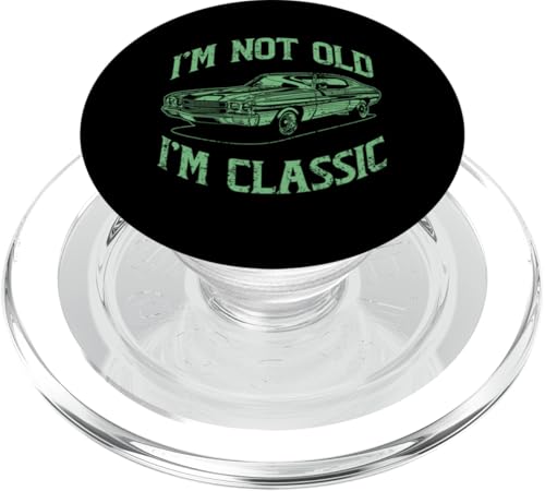 Ich bin nicht alt. Ich bin klassisch, lustiger Klassiker PopSockets PopGrip für MagSafe Ich bin nicht alt. Ich bin klassisch, lustiger Klassiker PopSockets PopGrip für MagSafe von JRRTS Klassiker -Autobesitzer Designs