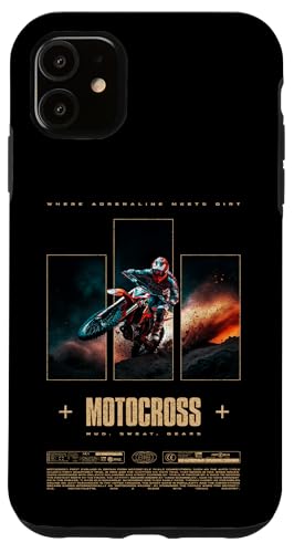 Motocross Dirt Bike Rider Modern Motorrad Hülle für iPhone 11 Motocross Dirt Bike Rider Modern Motorrad Hülle für iPhone 11 von JRRTS Motorraddesigns