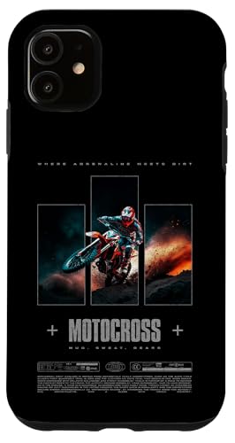 Motocross Dirt Bike Rider Modern Motorrad Hülle für iPhone 11 Motocross Dirt Bike Rider Modern Motorrad Hülle für iPhone 11 von JRRTS Motorraddesigns