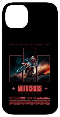 Motocross Dirt Bike Rider Modern Motorrad Hülle für iPhone 14 Plus von JRRTS Motorraddesigns