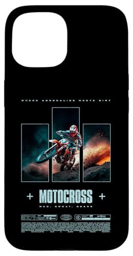 Motocross Dirt Bike Rider Modern Motorrad Hülle für iPhone 15 Motocross Dirt Bike Rider Modern Motorrad Hülle für iPhone 15 von JRRTS Motorraddesigns