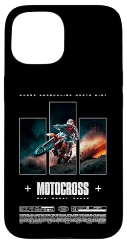 Motocross Dirt Bike Rider Modern Motorrad Hülle für iPhone 15 Motocross Dirt Bike Rider Modern Motorrad Hülle für iPhone 15 von JRRTS Motorraddesigns