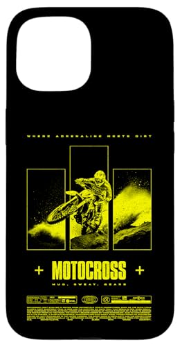 Motocross Dirt Bike Rider Modern Motorrad Hülle für iPhone 15 Motocross Dirt Bike Rider Modern Motorrad Hülle für iPhone 15 von JRRTS Motorraddesigns