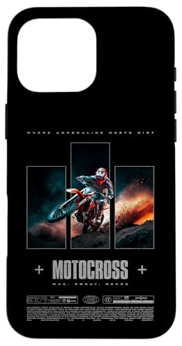 Motocross Dirt Bike Rider Modern Motorrad Hülle für iPhone 16 Pro Max Motocross Dirt Bike Rider Modern Motorrad Hülle für iPhone 16 Pro Max von JRRTS Motorraddesigns