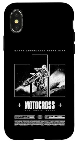 Motocross Dirt Bike Rider Modern Motorrad Hülle für iPhone X/XS Motocross Dirt Bike Rider Modern Motorrad Hülle für iPhone X/XS von JRRTS Motorraddesigns