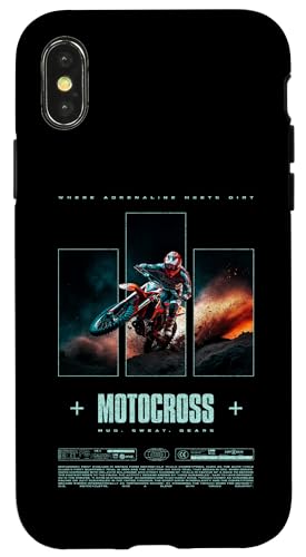 Motocross Dirt Bike Rider Modern Motorrad Hülle für iPhone X/XS Motocross Dirt Bike Rider Modern Motorrad Hülle für iPhone X/XS von JRRTS Motorraddesigns