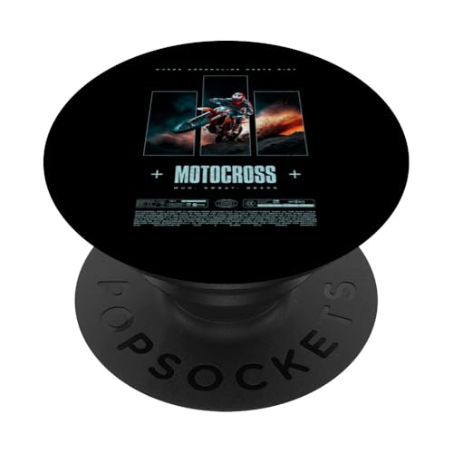Motocross Dirt Bike Rider Modern Motorrad PopSockets Klebender PopGrip Motocross Dirt Bike Rider Modern Motorrad PopSockets Klebender PopGrip von JRRTS Motorraddesigns