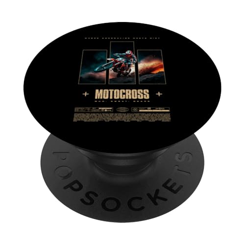 Motocross Dirt Bike Rider Modern Motorrad PopSockets Klebender PopGrip Motocross Dirt Bike Rider Modern Motorrad PopSockets Klebender PopGrip von JRRTS Motorraddesigns