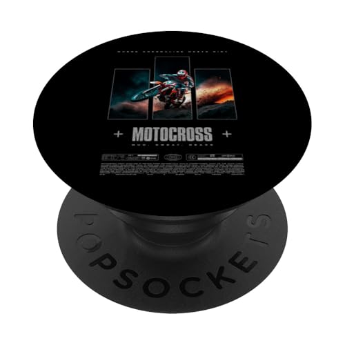 Motocross Dirt Bike Rider Modern Motorrad PopSockets Klebender PopGrip Motocross Dirt Bike Rider Modern Motorrad PopSockets Klebender PopGrip von JRRTS Motorraddesigns