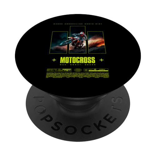 Motocross Dirt Bike Rider Modern Motorrad PopSockets Klebender PopGrip Motocross Dirt Bike Rider Modern Motorrad PopSockets Klebender PopGrip von JRRTS Motorraddesigns
